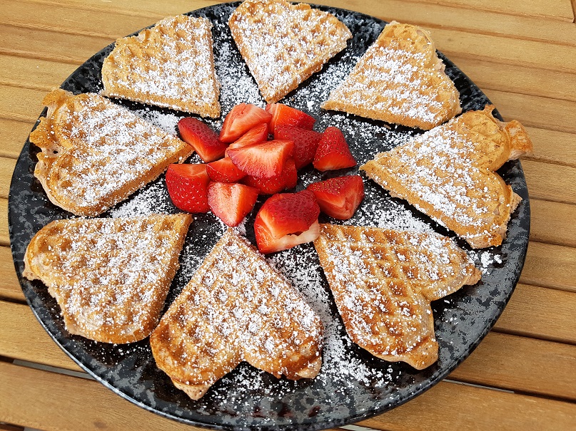 Rezept: Schoko-Vanille-Waffeln [kalorienarm] - winzieee